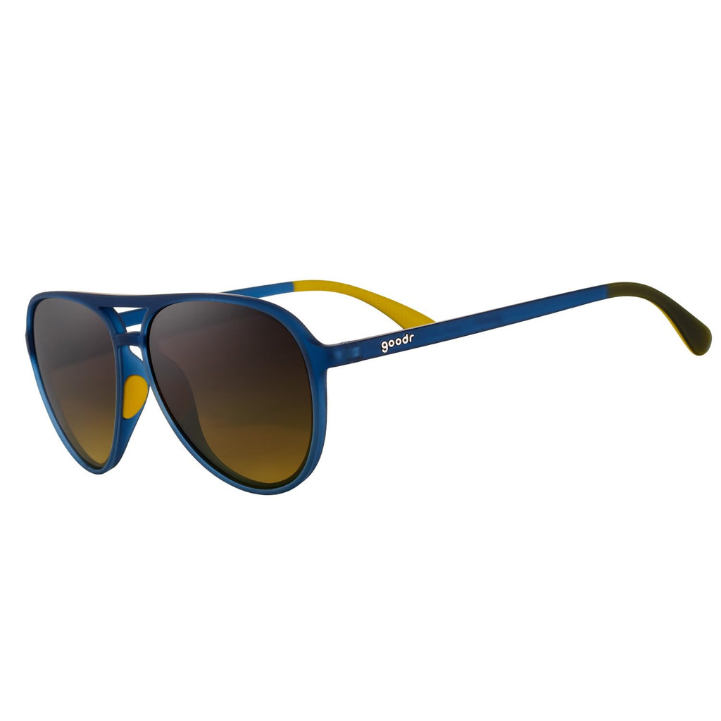 goodr Polarized Aviator Sunglasses, Large Sized (Mach G), UV400 Protection, No Slip, No Bounce