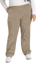 Dickies EDS Signature Scrubs for Women, Elastic Waist Pull-On Cargo Pants for Women in Soft Brushed Poplin - 86106