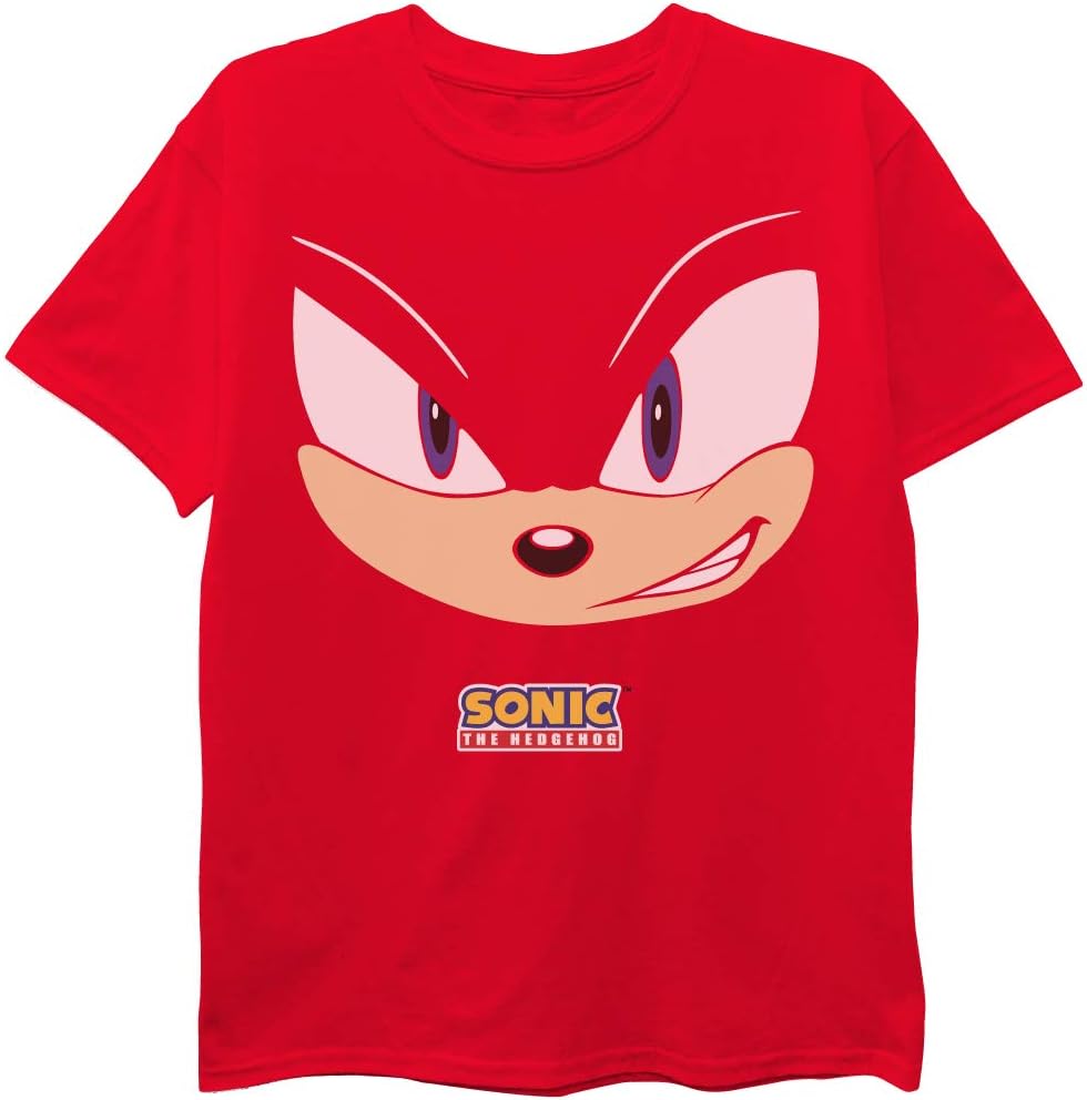 SEGA Boys' Sonic the Hedgehog Boys 3-Pack T-Shirt Bundle, Sonic, Tails, Knuckles