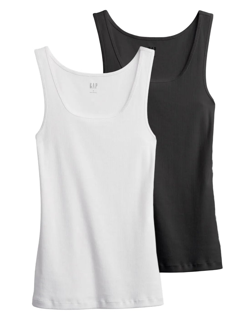 Gap Women's 2-Pack Ribbed Tank Top