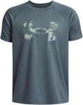 Under Armour Boys' Tech Hybrid Printed Fill Short-Sleeve T-Shirt
