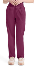 Dickies EDS Signature Scrubs for Women, Elastic Waist Pull-On Cargo Pants for Women in Soft Brushed Poplin - 86106