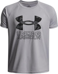 Under Armour Boys' Tech Hybrid Printed Fill Short-Sleeve T-Shirt
