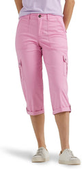 Lee Women's Ultra Lux Comfort with Flex-to-Go Cargo Capri Pant