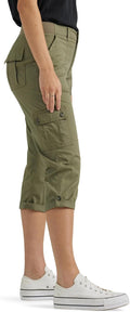 Lee Women's Ultra Lux Comfort with Flex-to-Go Cargo Capri Pant