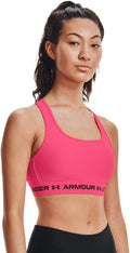 Under Armour Women's Crossback Mid Impact Sports Bra