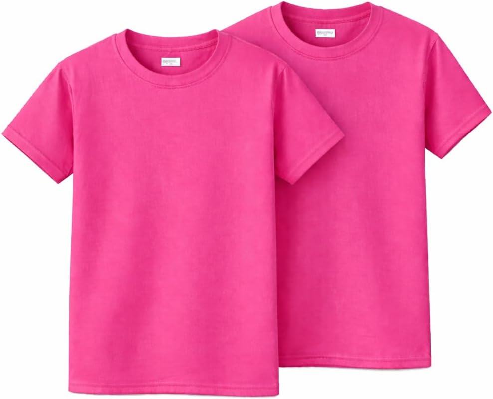 Gildan Unisex-Child Gildan Youth Heavy Cotton T-Shirt, Style G5000b, 2-Pack
