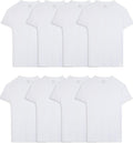 Fruit of The Loom Men's Crew Tee Undershirts, Moisture Wicking & Tag Free, Also Available in Big & Tall