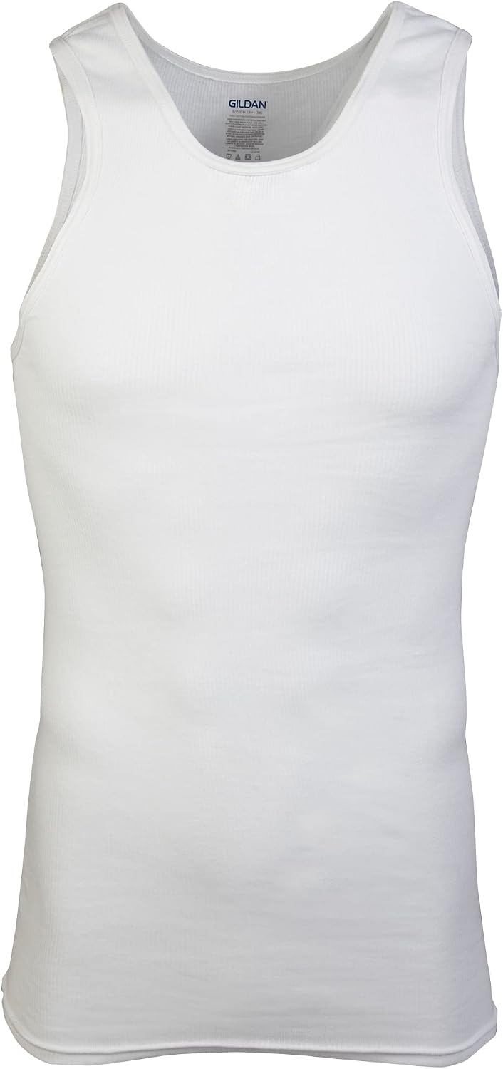 Gildan Men's A-Shirts Tanks Multipack
