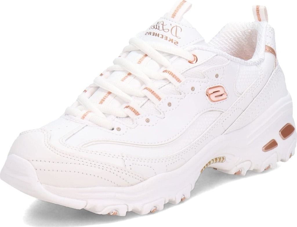 Skechers Women's D'Lites Fresh Start Memory Foam Lace-up Sneaker