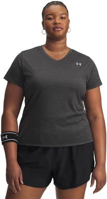 Under Armour Women's Velocity Twist Short Sleeve V Neck T Shirt