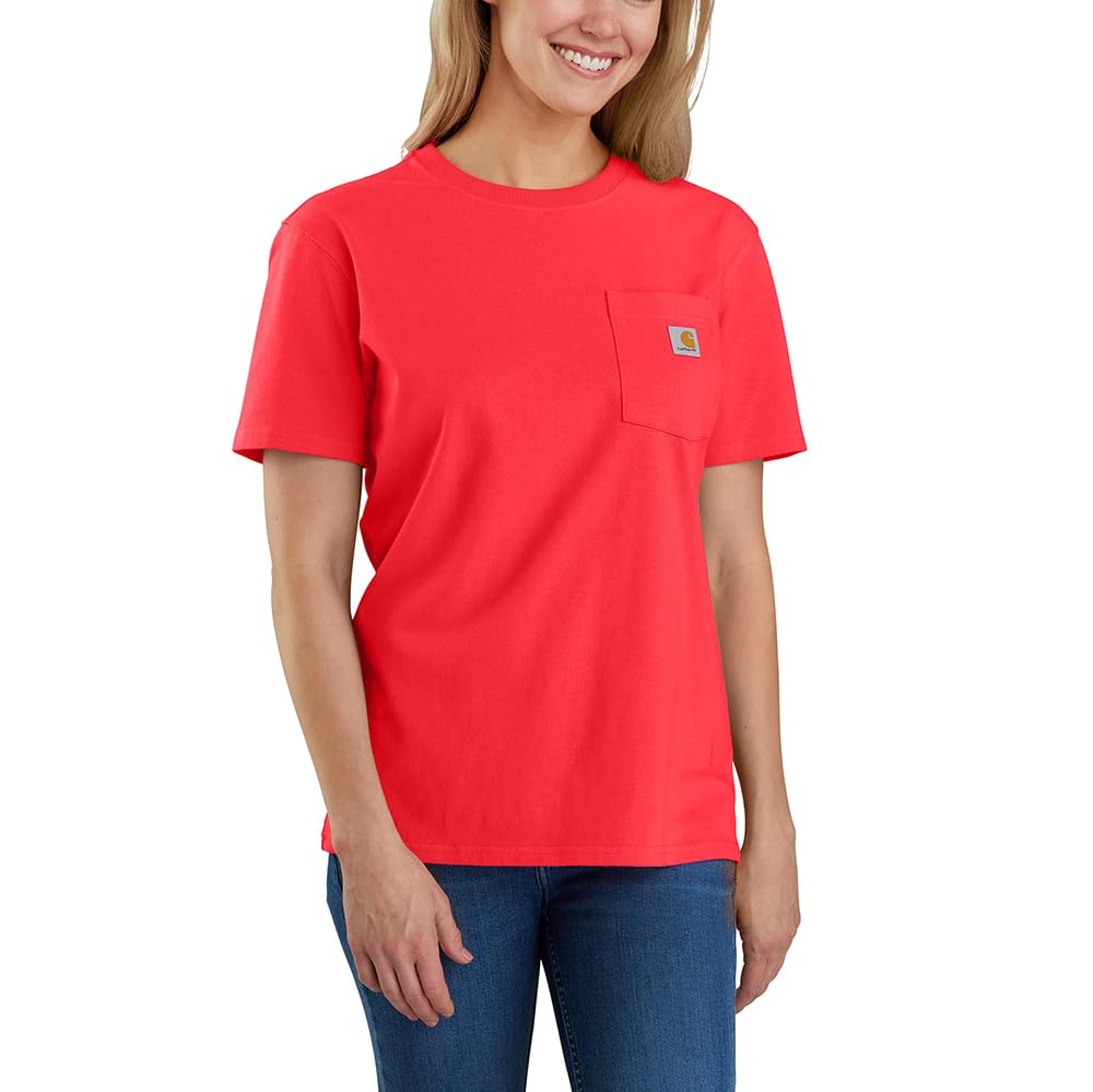 Carhartt Women's Loose Fit Heavyweight Short-Sleeve Pocket T-Shirt Closeout