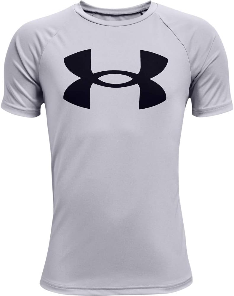 Under Armour Boys' Tech Hybrid Printed Fill Short-Sleeve T-Shirt