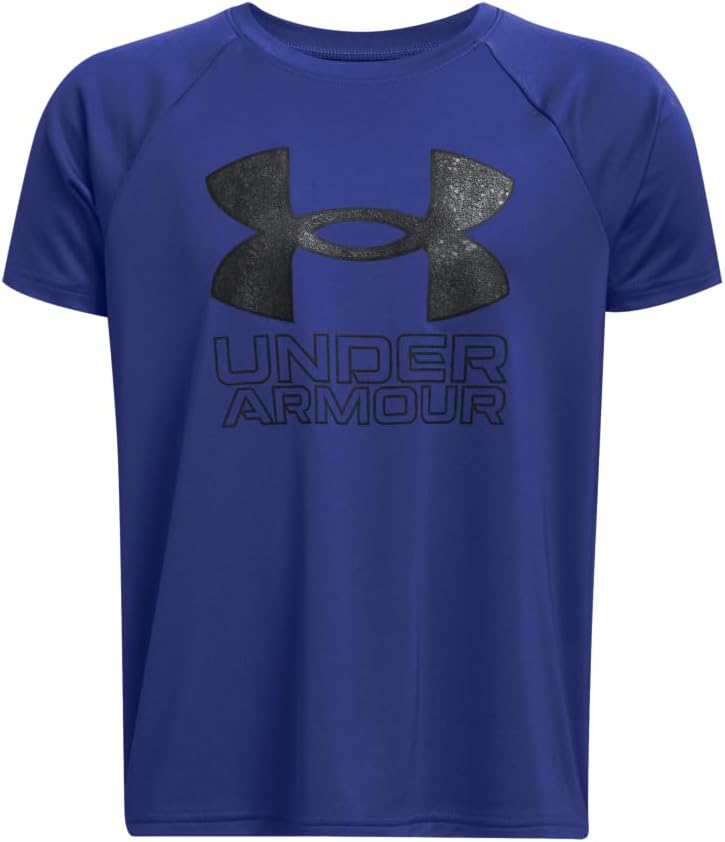 Under Armour Boys' Tech Hybrid Printed Fill Short-Sleeve T-Shirt