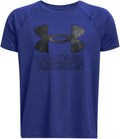 Under Armour Boys' Tech Hybrid Printed Fill Short-Sleeve T-Shirt