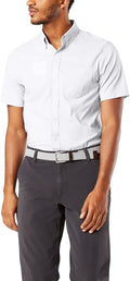 Dockers Mens Regular Fit Short Sleeve Casual Shirt (Standard and Big & Tall)