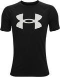 Under Armour Boys' Tech Hybrid Printed Fill Short-Sleeve T-Shirt