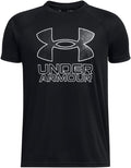 Under Armour Boys' Tech Hybrid Printed Fill Short-Sleeve T-Shirt