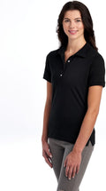 Jerzees Women's Dri Power Cotton Blend Short Sleeve Polo Shirts, Moisture Wicking for All Day Comfort