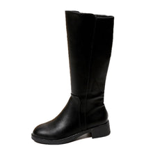 Load image into Gallery viewer, Women's Knee-High Knight Boots – Side Zip Chunky Heel Tall Boots