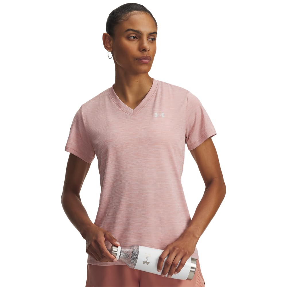 Under Armour Women's Velocity Twist Short Sleeve V Neck T Shirt