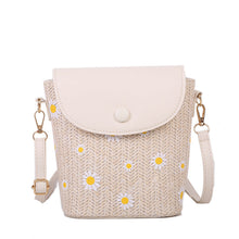 Load image into Gallery viewer, Women's Raffia Straw Shoulder Bag