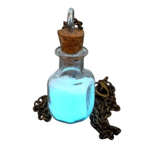 Load image into Gallery viewer, Glow in the Dark Pixie Dust Necklace – Magical Fairy Bottle Pendant Kawaii Gothic Jewelry
