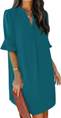 QACOHU women's comfortable summer midi dress for travel