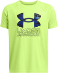Under Armour Boys' Tech Hybrid Printed Fill Short-Sleeve T-Shirt