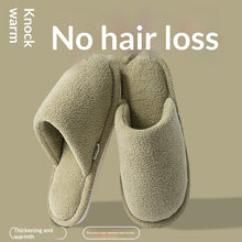Load image into Gallery viewer, Fluffy Faux Fur Indoor Slippers – Non-Slip EVA Sole