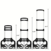 Load image into Gallery viewer, Folding Aluminum Hand Cart &amp; Dolly – 165 lb Capacity | Lightweight &amp; Portable