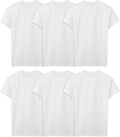Fruit of The Loom Men's Crew Tee Undershirts, Moisture Wicking & Tag Free, Also Available in Big & Tall
