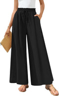 Bestbee Wide Leg Palazzo Pants for Women Dressy Casual Teacher Outfits