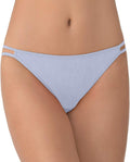 Vanity Fair Women's Illumination String Bikini Panties, Silky Stretch & Satin Trim