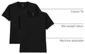 Gildan Unisex-Child Gildan Youth Heavy Cotton T-Shirt, Style G5000b, 2-Pack