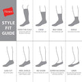 Hanes Men's Crew & Over the Calf Socks Pack, Max Cushioned Moisture-wicking Stay Dry Socks, Athletic Socks, 6, 8 Or 12-pairs