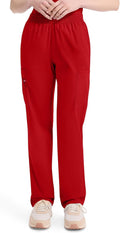 Dickies EDS Signature Scrubs for Women, Elastic Waist Pull-On Cargo Pants for Women in Soft Brushed Poplin - 86106