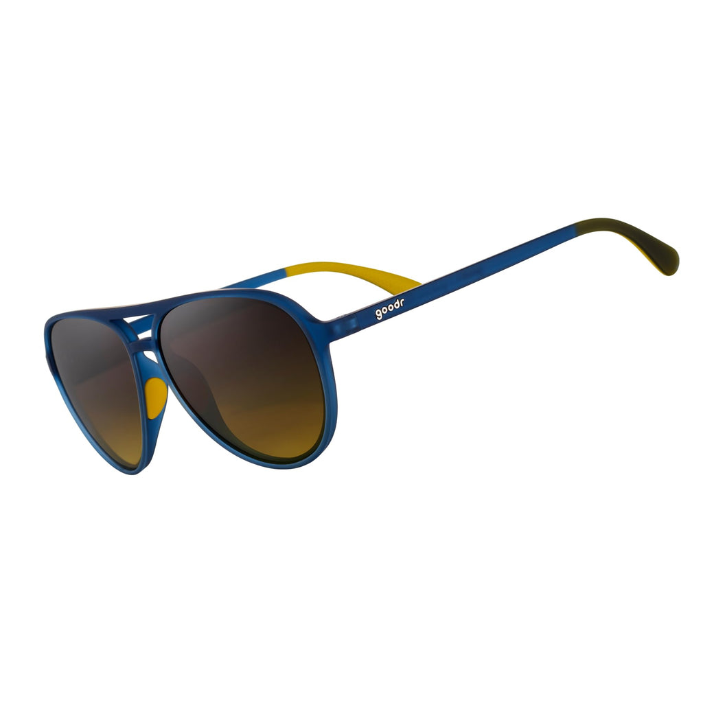 goodr Polarized Aviator Sunglasses, Large Sized (Mach G), UV400 Protection, No Slip, No Bounce