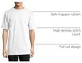 Hanes Men's Beefy-T T-Shirt, Heavyweight Cotton T-Shirts for Men, 1 or 2 Pack, Men's Tees (Tall