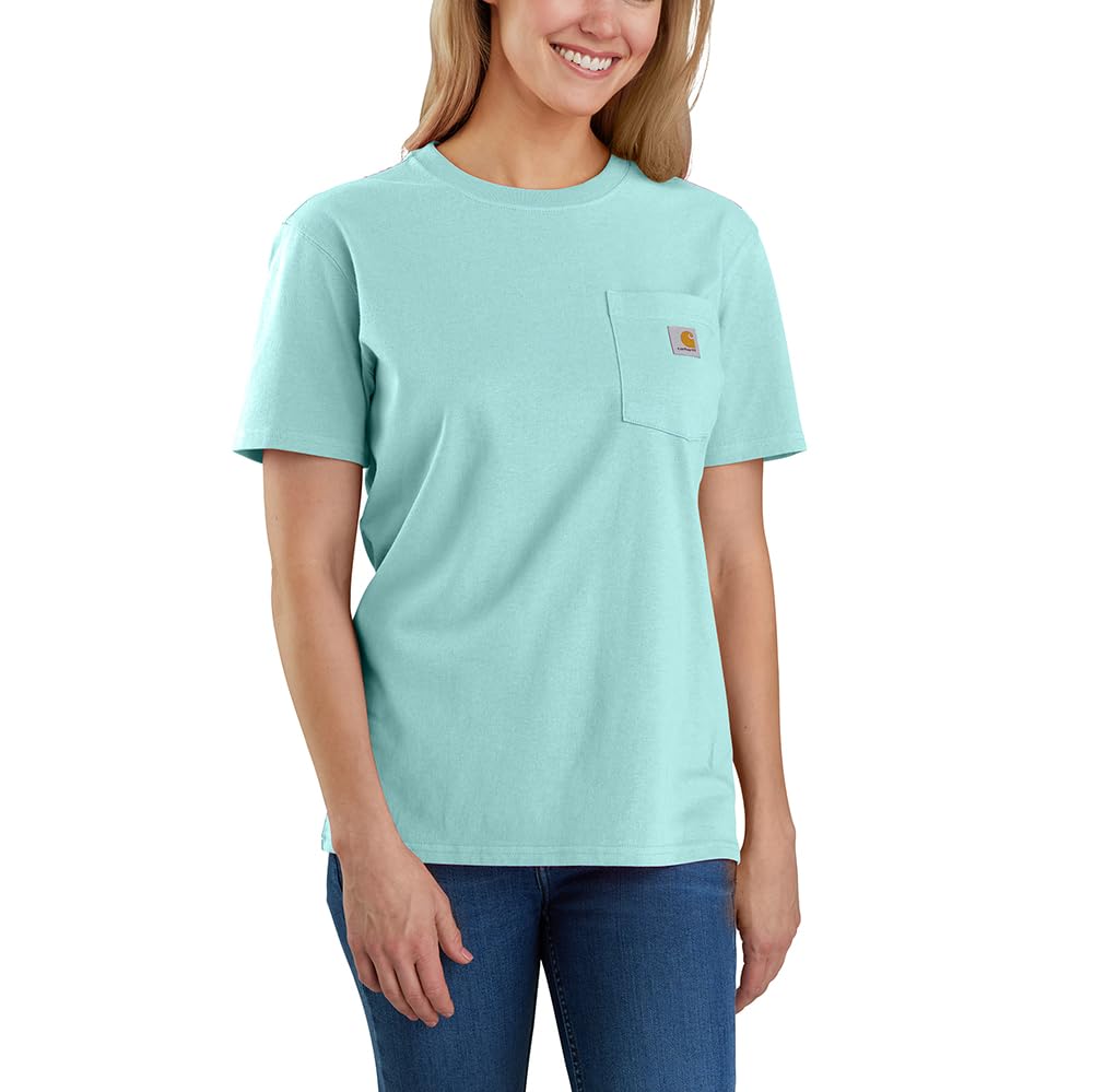 Carhartt Women's Loose Fit Heavyweight Short-Sleeve Pocket T-Shirt Closeout