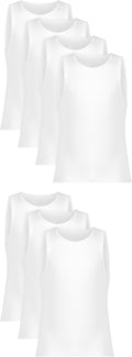 Hanes Boys' Undershirt Tank Top Pack – Kids' Tank Undershirts – Cool Comfort Moisture-Wicking Sleeveless Shirts