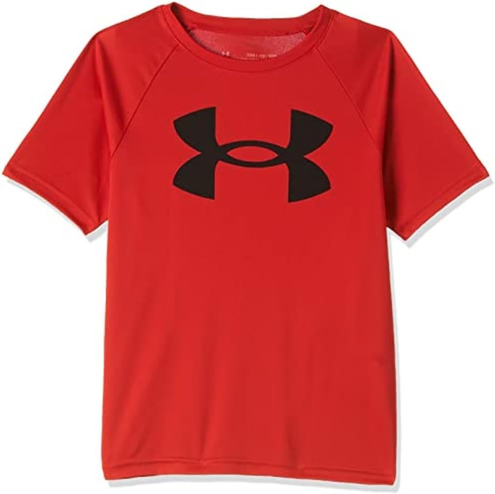 Under Armour Boys' Tech Hybrid Printed Fill Short-Sleeve T-Shirt