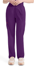 Dickies EDS Signature Scrubs for Women, Elastic Waist Pull-On Cargo Pants for Women in Soft Brushed Poplin - 86106