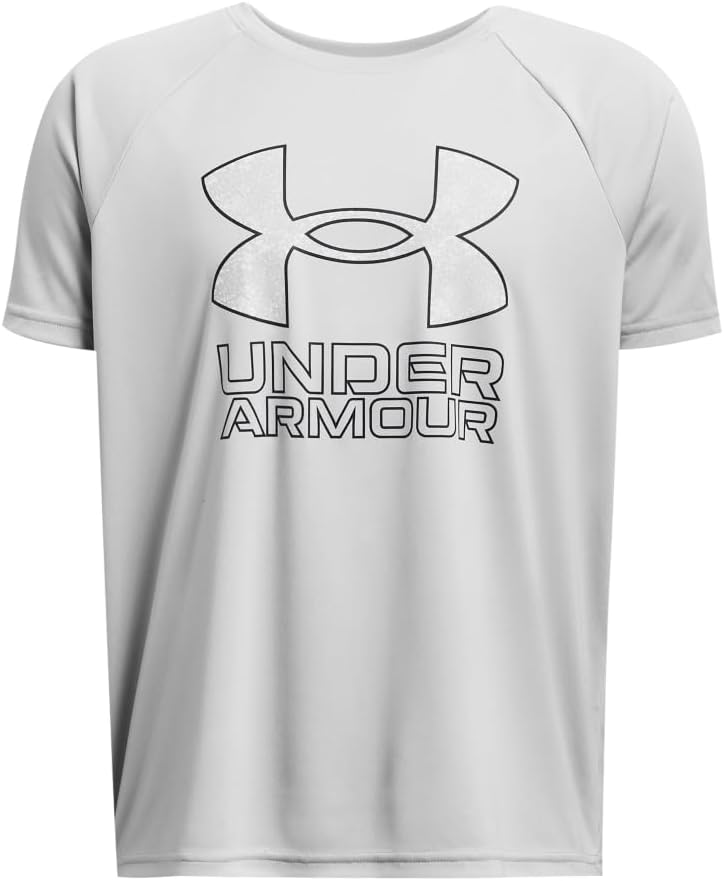 Under Armour Boys' Tech Hybrid Printed Fill Short-Sleeve T-Shirt