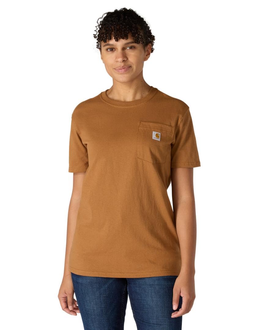Carhartt Women's Loose Fit Heavyweight Short-Sleeve Pocket T-Shirt Closeout