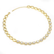 Load image into Gallery viewer, Gold Oval Link Chain Necklace,sku#LX229