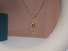 Load image into Gallery viewer, CZ String Hearts Charm, Sku#LK634