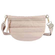 Load image into Gallery viewer, Women's Quilted Crossbody Bag - Casual Dumpling Shoulder Bag with Adjustable Strap