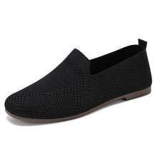 Load image into Gallery viewer, Women's Flyknit Casual Flat Sneakers | Lightweight Breathable Knit Slip-On Shoes