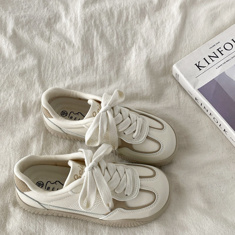 Women's Chunky Platform Sneakers - Casual Round Toe Fashion Sneakers